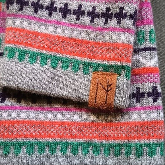 Neve Designs Julia 100% Merino Wool Nordic Fair Isle Knit Sweater ~ M - Picture 12 of 12